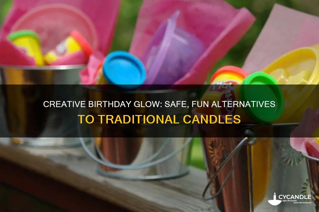 what can i use instead of candles in birthday