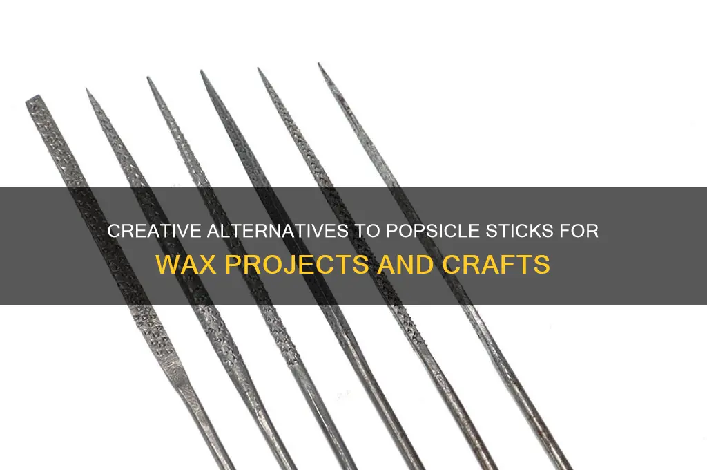 what can i use instead of popsicle stick for wax