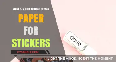 Creative Alternatives to Wax Paper for Making DIY Stickers