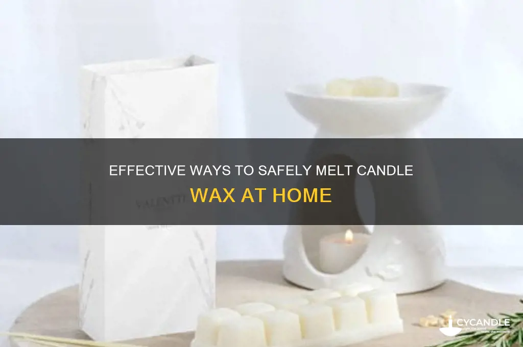what can i use to melt candle wax