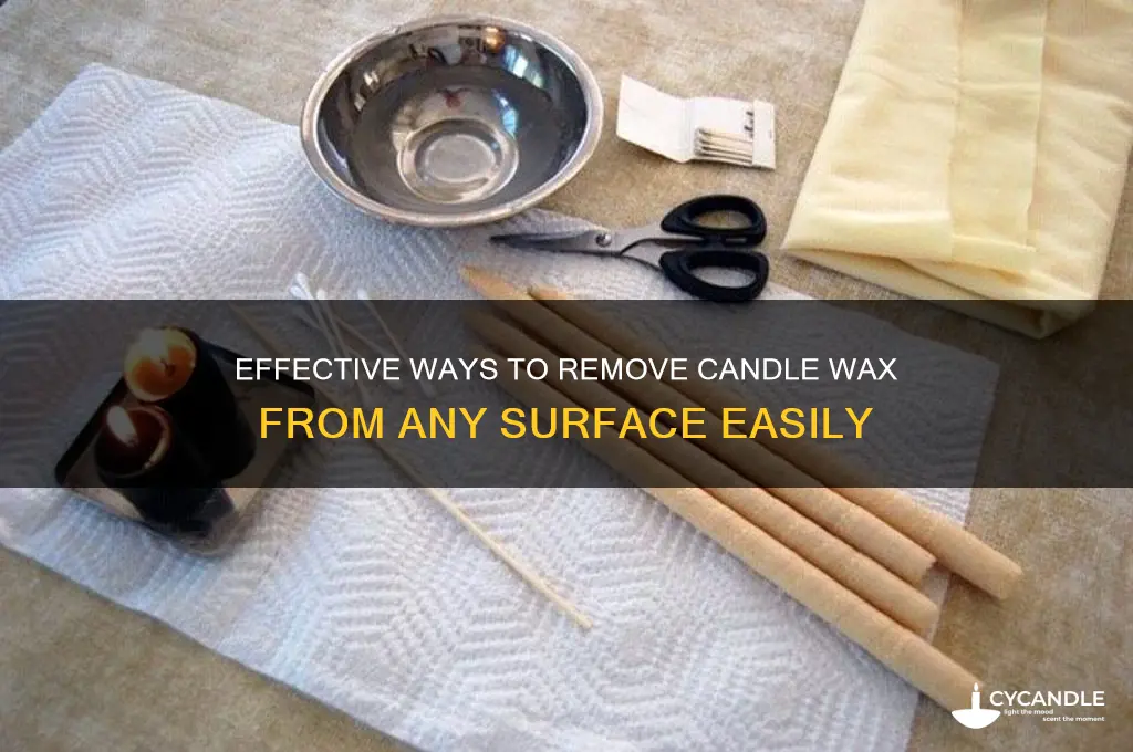 what can i use to remove candle wax