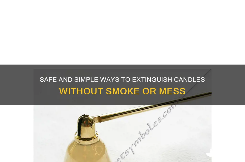 what can i use to snuff out a candle