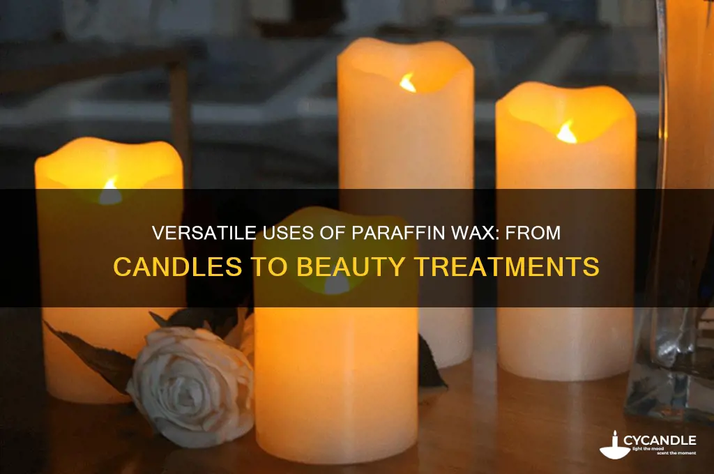 what can paraffin wax be used for