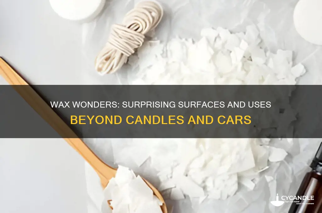 what can wax go on
