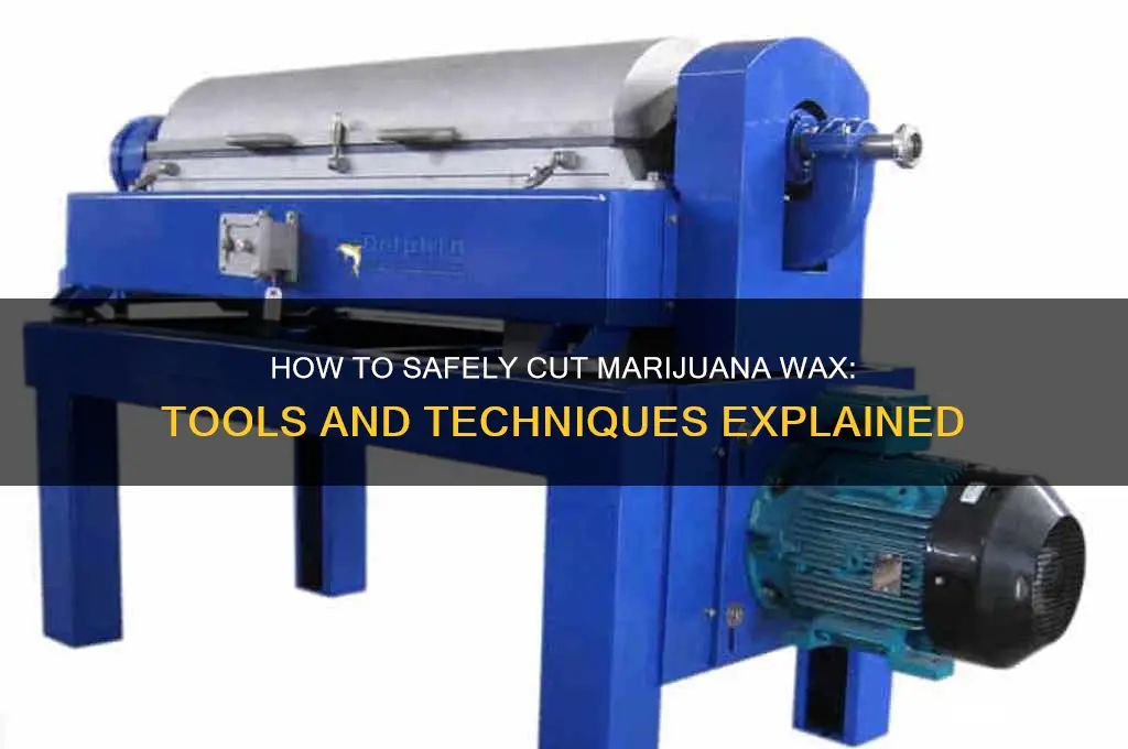 what can you cut marijuana wax