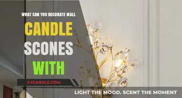 Creative Wall Sconce Decor: Enhancing Candle Holders with Style