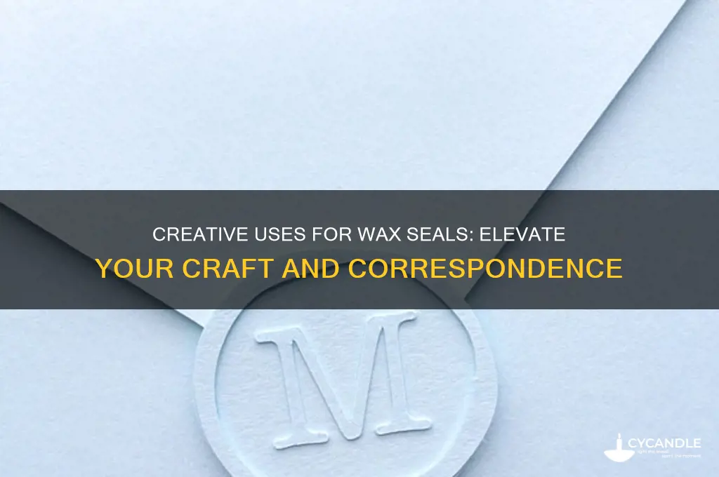 what can you do with wax seals