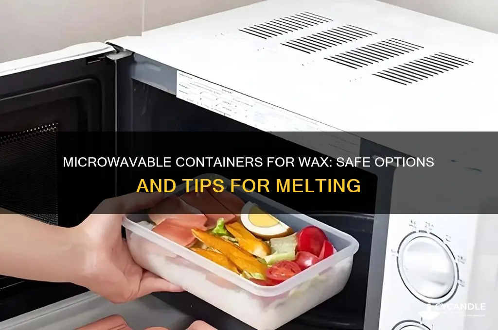 what can you microwave wax in