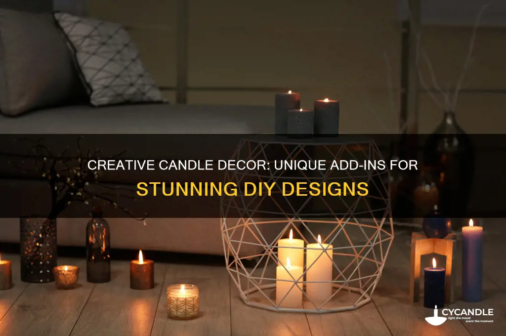 what can you put in candles for decoration