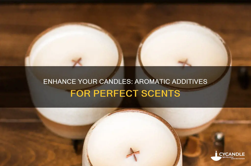 what can you put in candles to make them smell