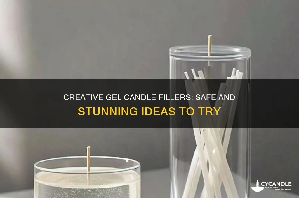 what can you put in gel candles
