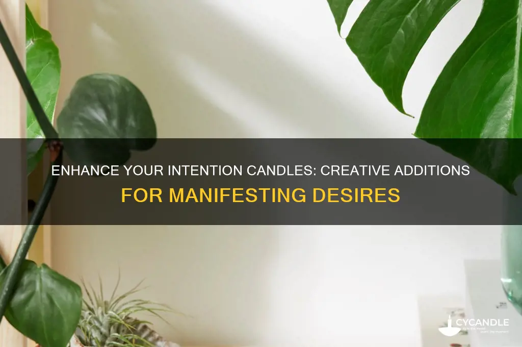 what can you put in intention candles