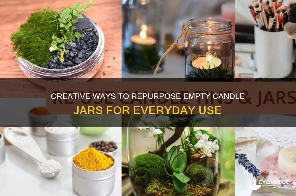 what can you reuse candle jars for