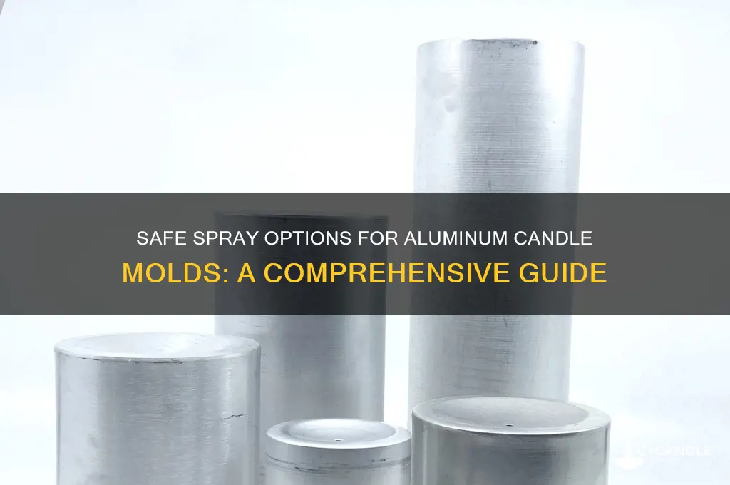what can you spray in an aluminum candle mold