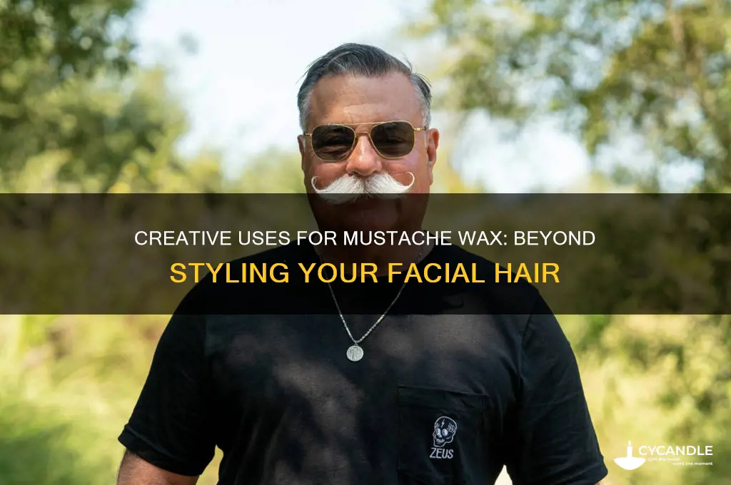 what can you use for mustache wax