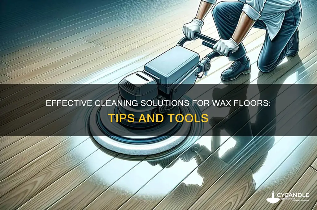 what can you use to clean wax floors