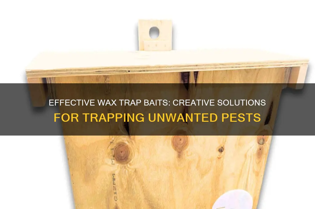 what can you wax traps with