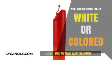 White vs. Colored Candles: Which Burns Faster? A Comparative Analysis