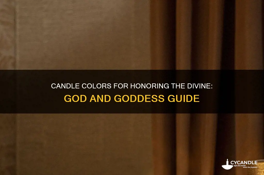 what candle color is used for the god & goddess