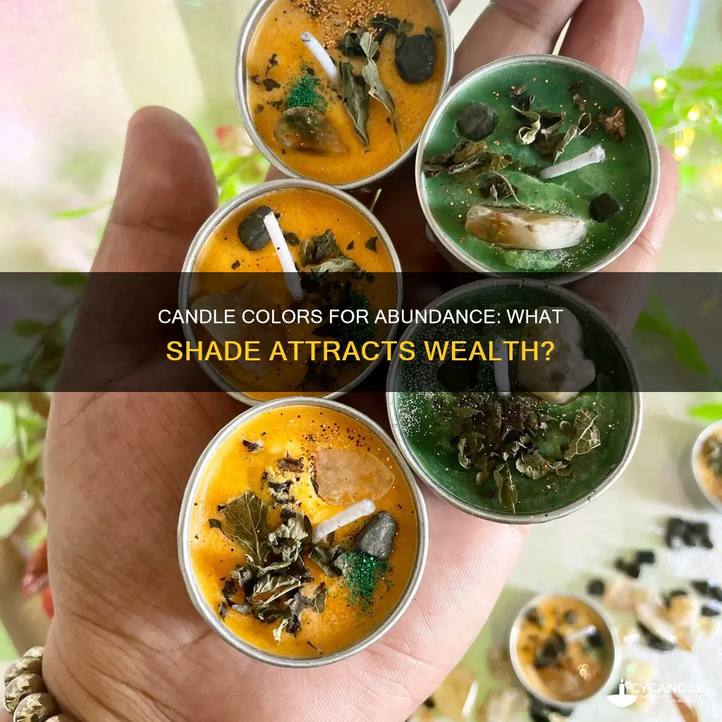 what candle color promotes aurgety success