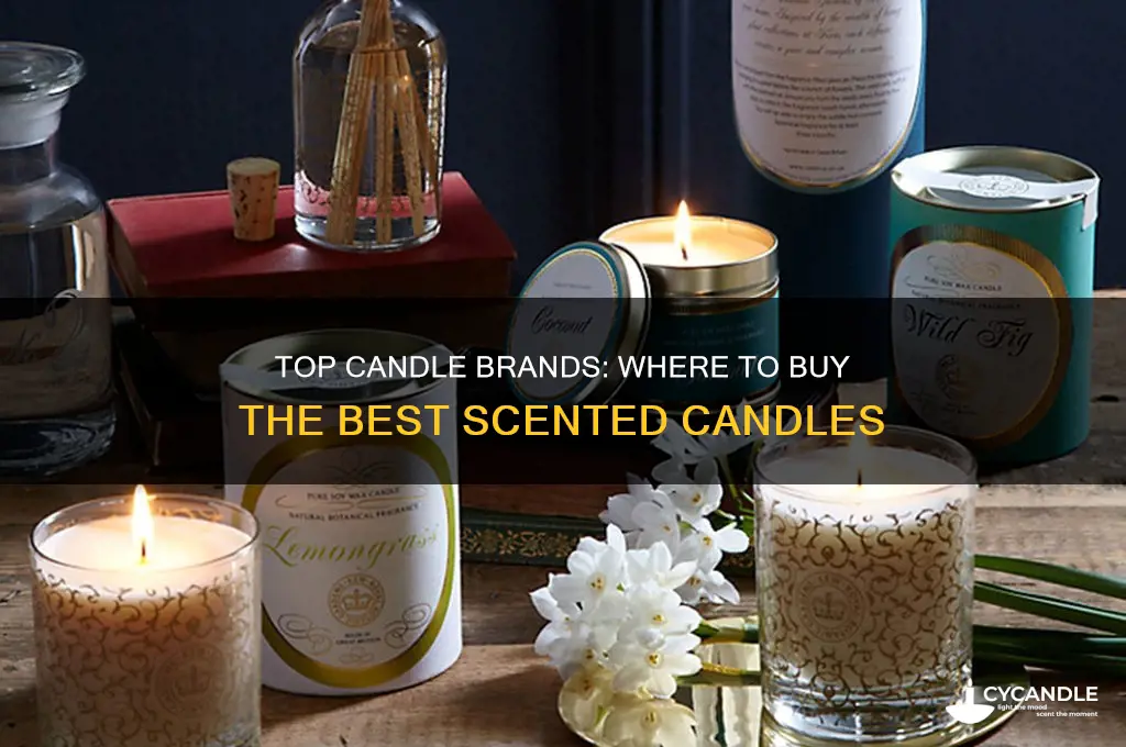 what candle companies can you buy candles from