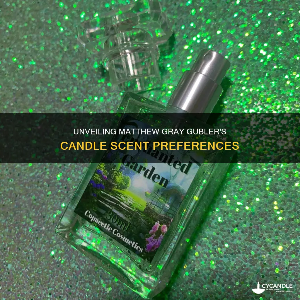 what candle does matthew gray gubler smell like