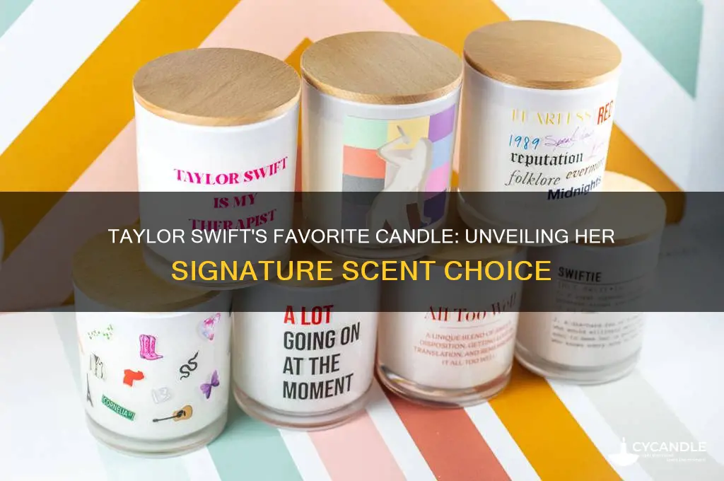 what candle does taylor swift use
