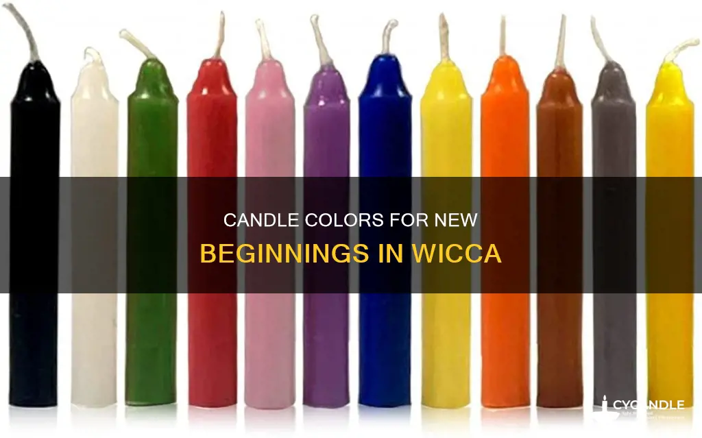 what candle in wicca represents new beginning