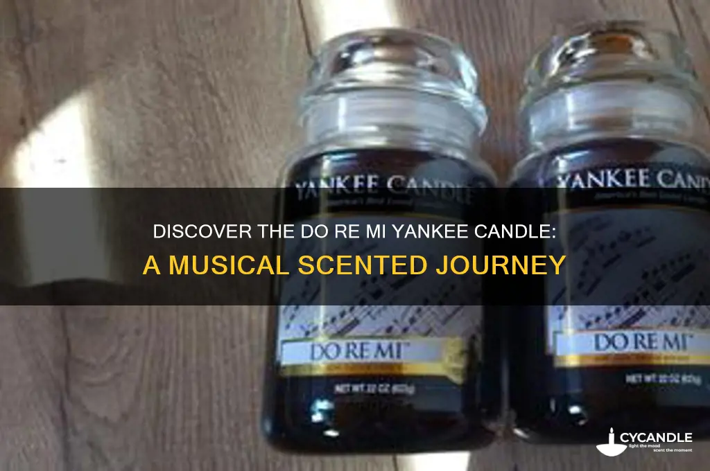 what candle is do re me yankee candle