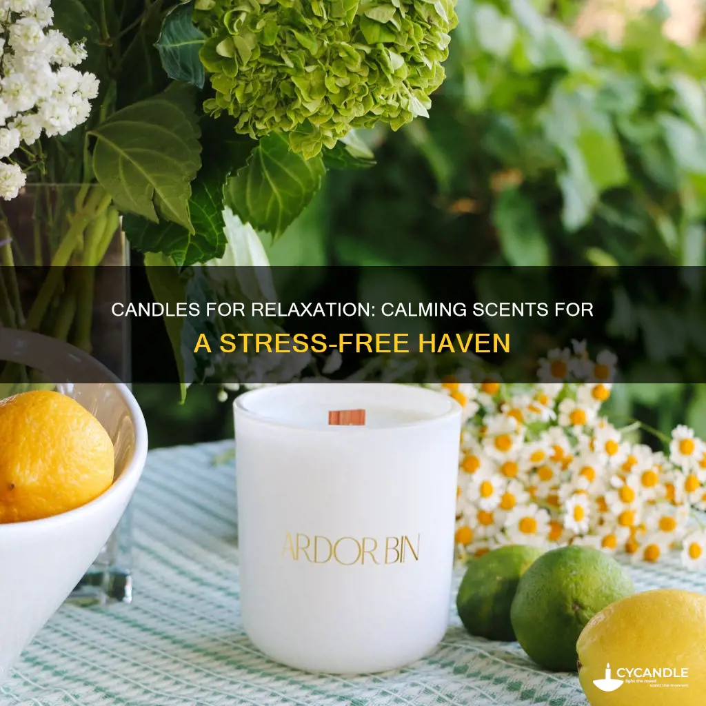 what candle is good for calming and stress free