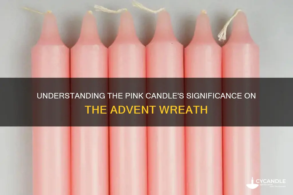 what candle is pink on the advent wreath