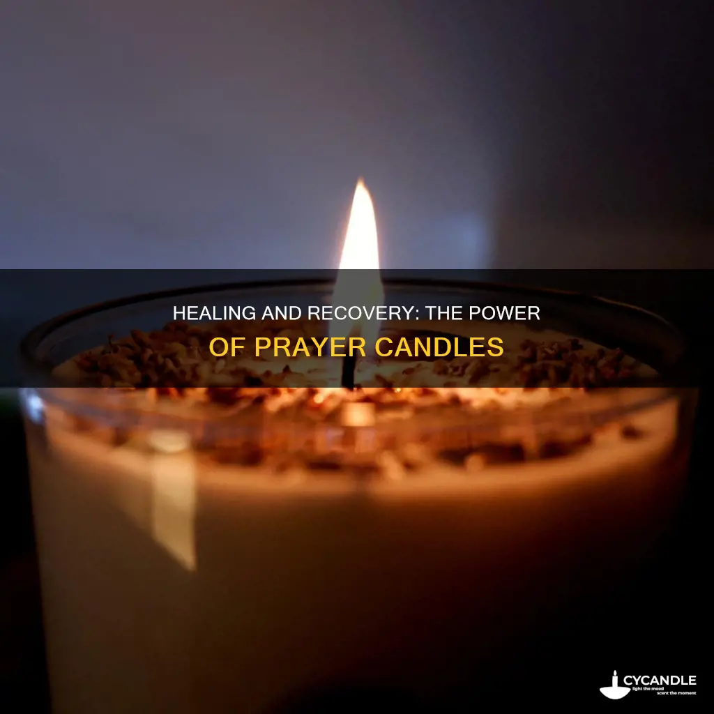 what candle is prayer for healing and recovery