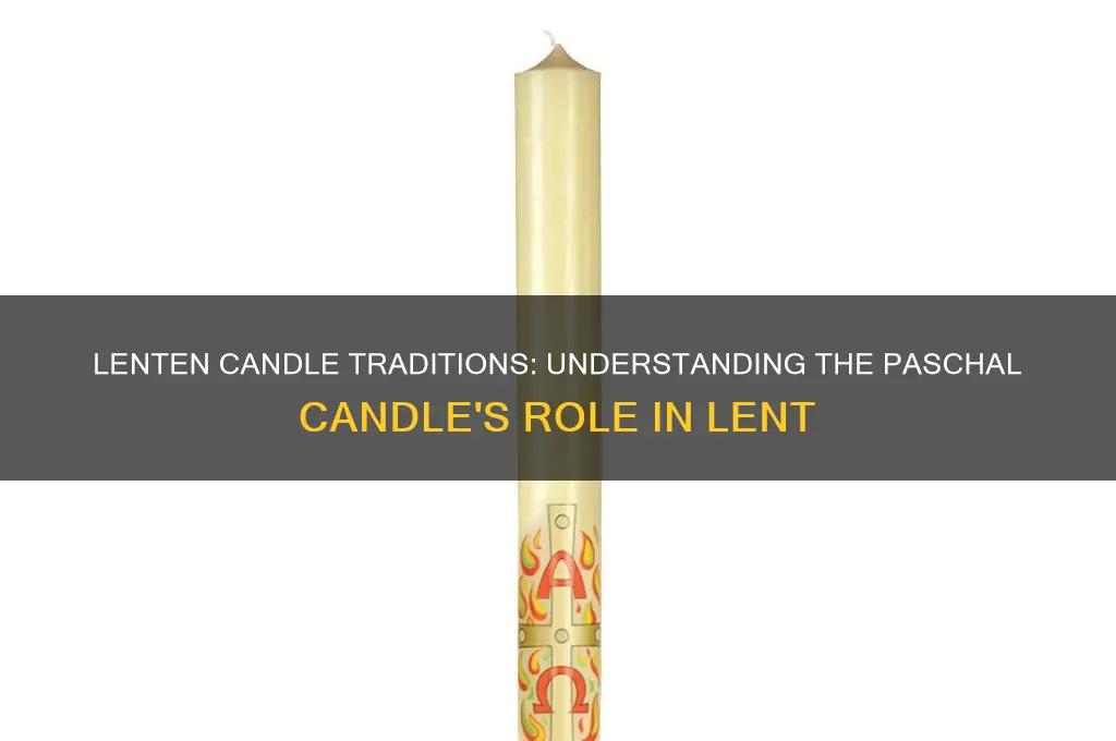 what candle is used during lent