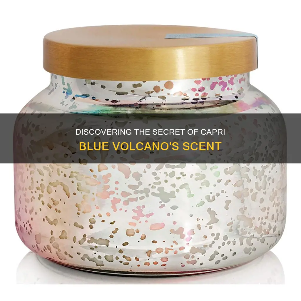 what candle smells like capri blue volcano