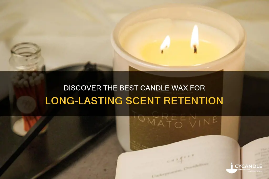what candle wax holds sent best