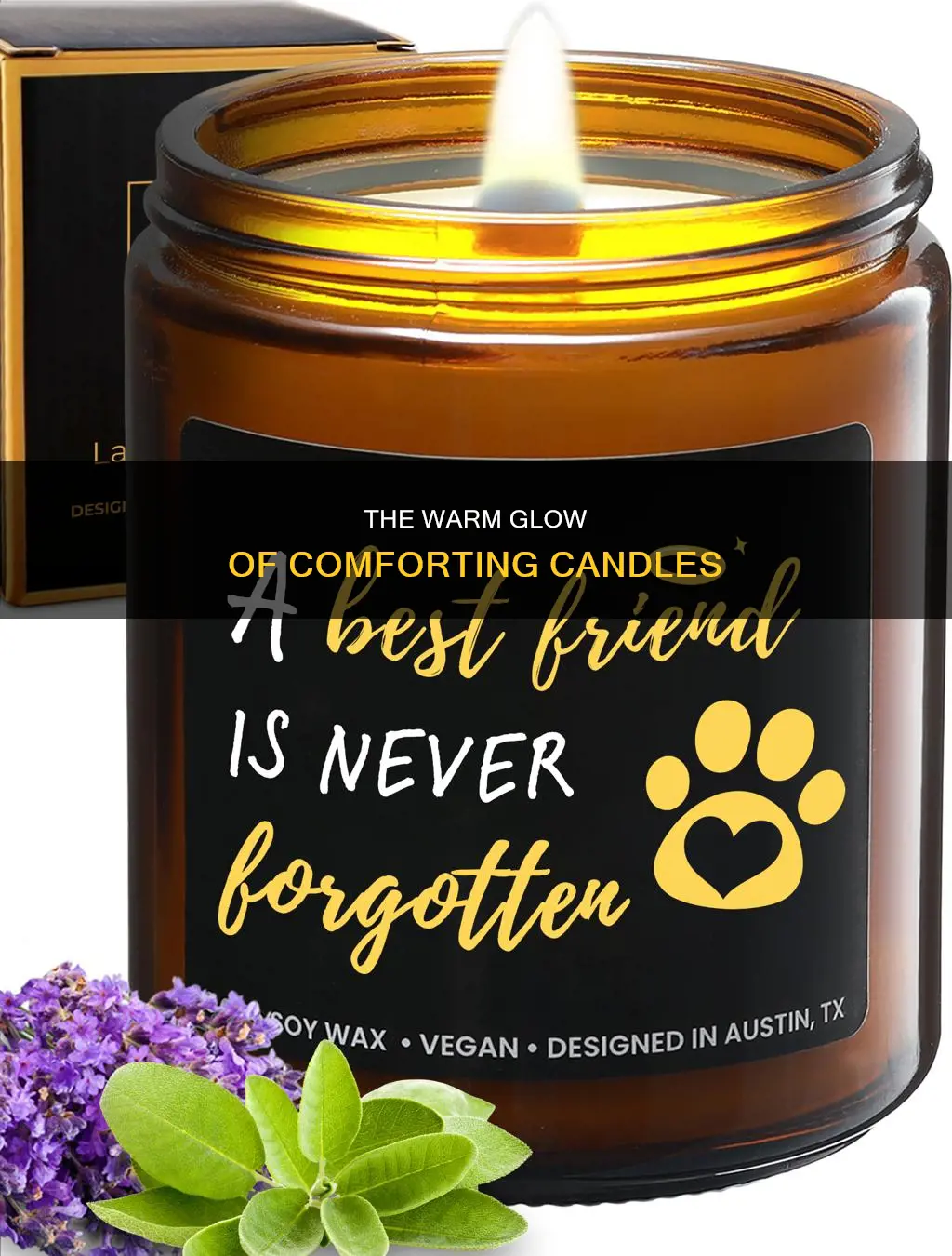what candle when someone dies bright glow