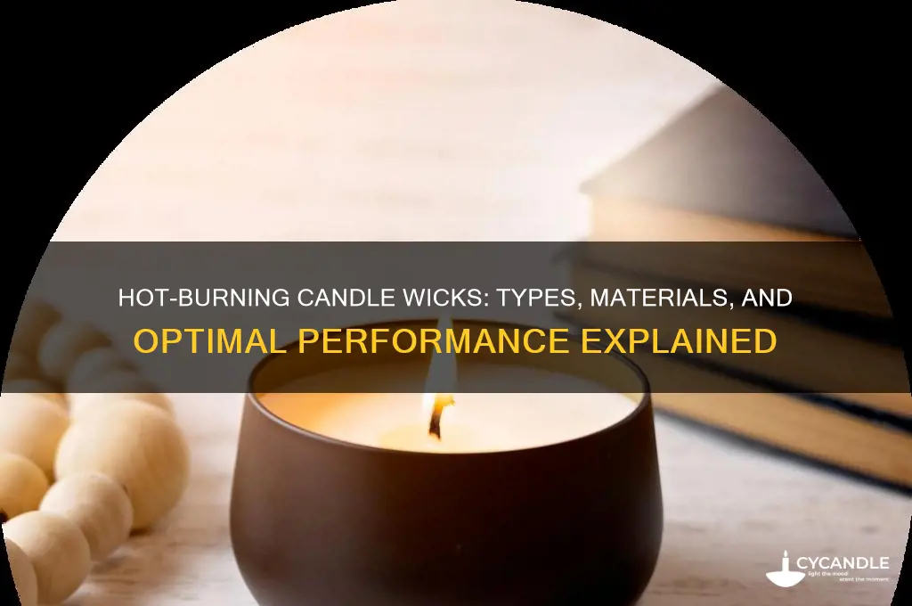 what candle wicks burn hot