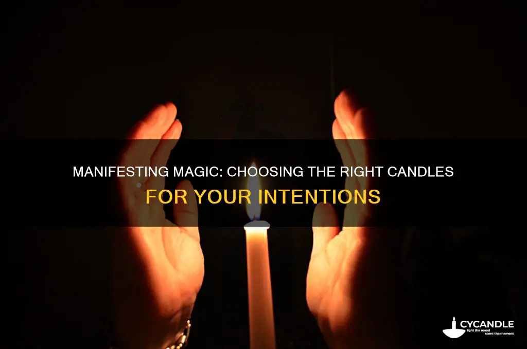 what candles are best for manifesting