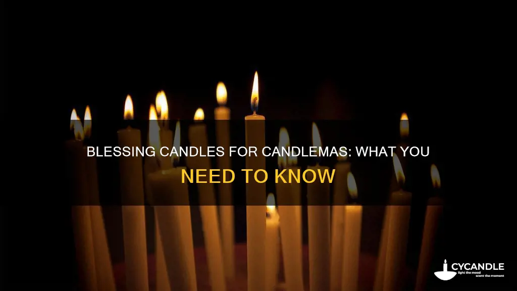 what candles are blessed on candlemas