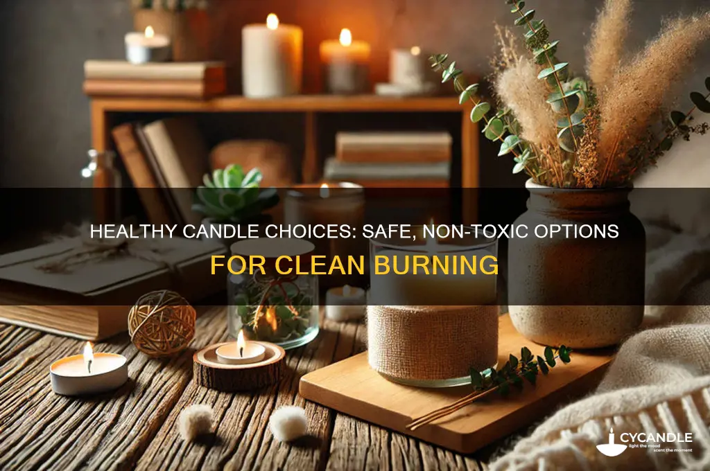 what candles are healthy to burn