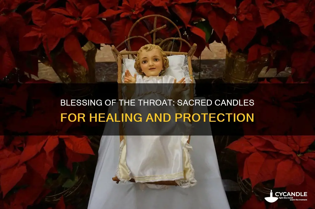 what candles are used for blessing of the throat