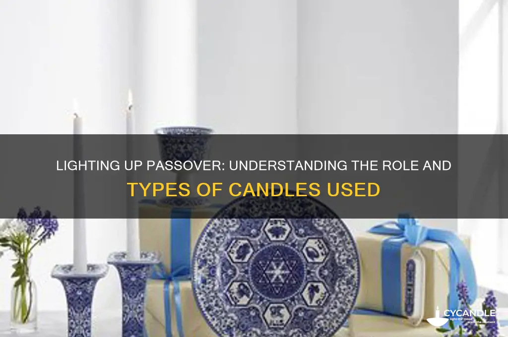 what candles are used for passover