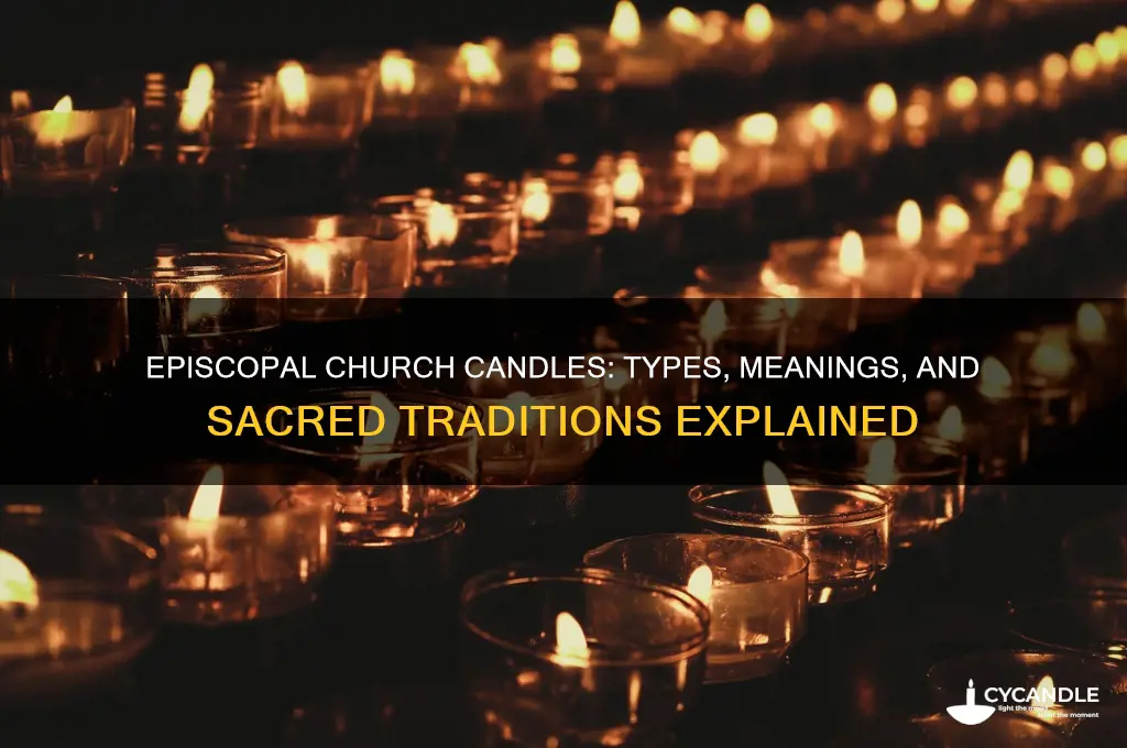 what candles are used in the episcopal church