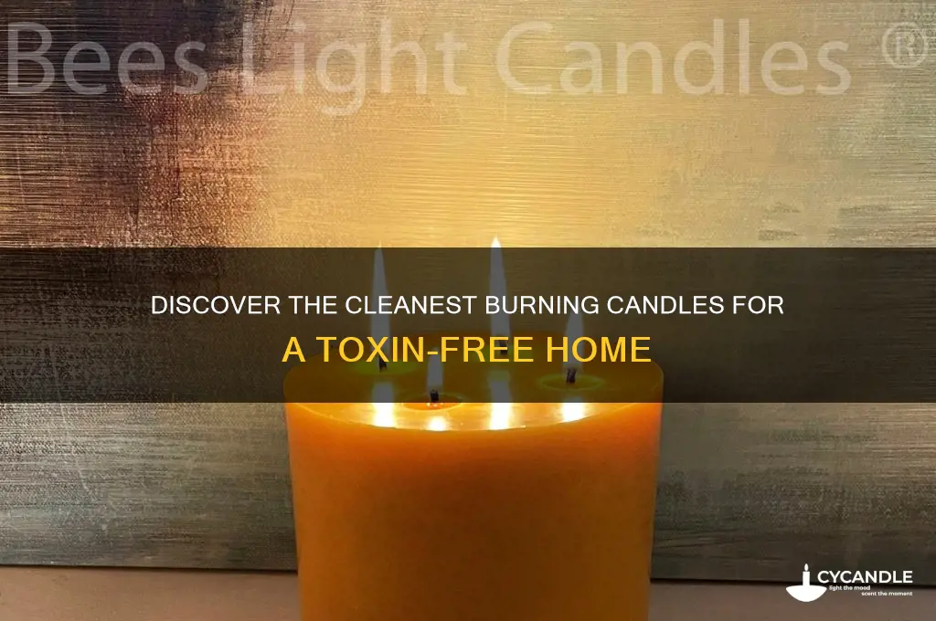 what candles burn the cleanest