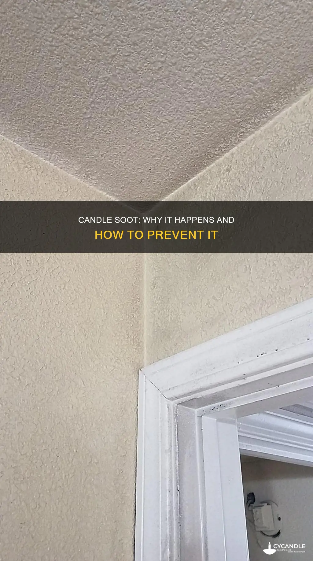 what candles cause soot