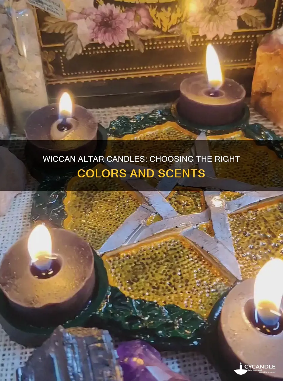 what candles do i need for my wiccan altar