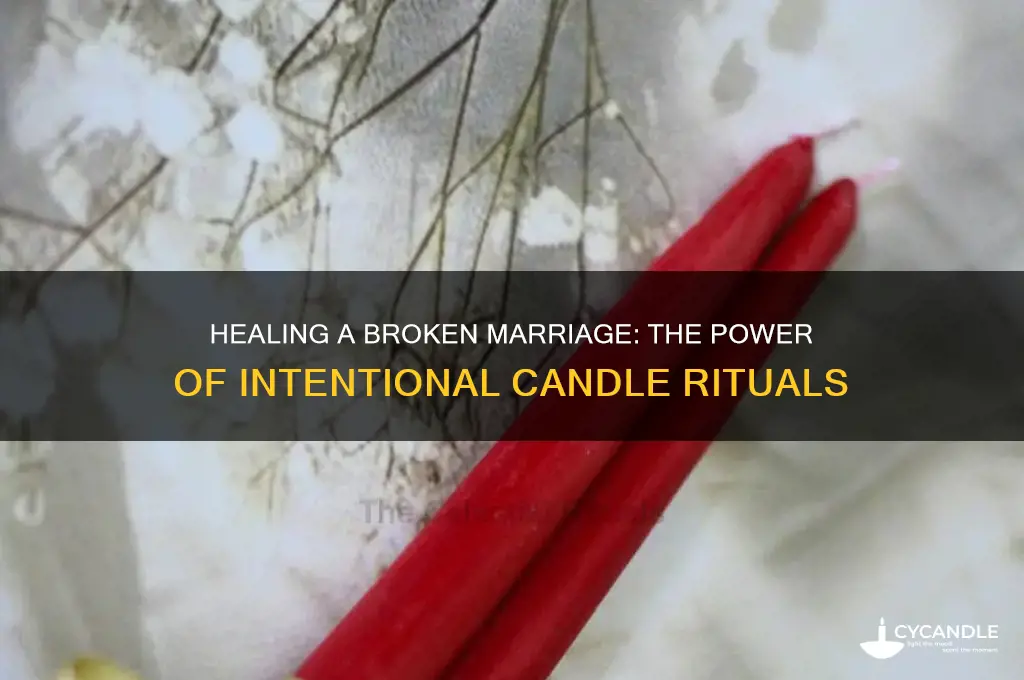 what candles do i use to heal a broken marriage