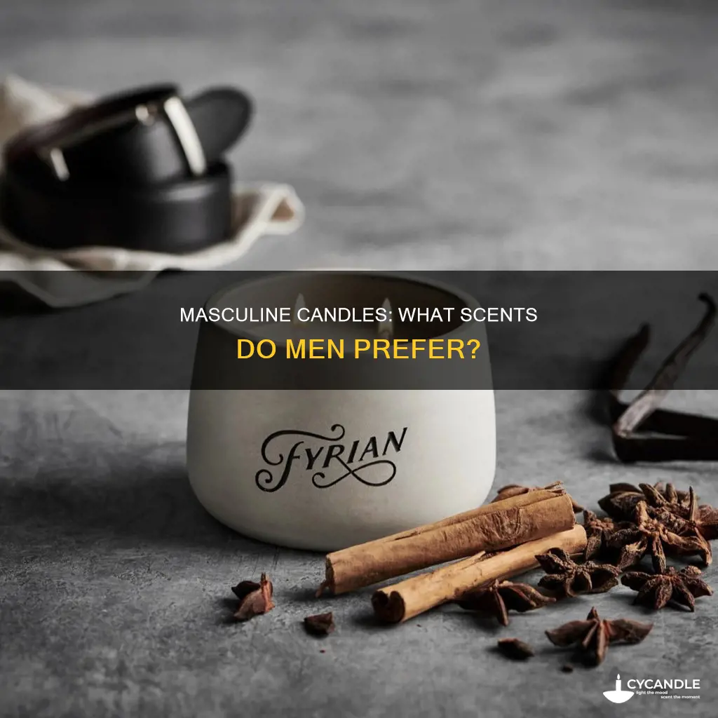 what candles do men like