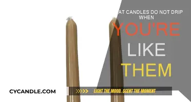Candles That Don't Drip: A Guide to Less Mess