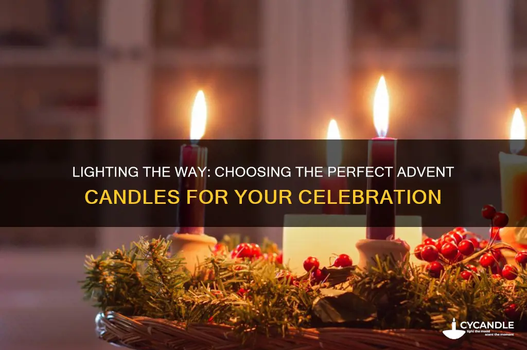 what candles do you light for advent